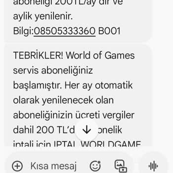 Kullanılmayan Abonelik İçin Haksız Ücret Kesintisi