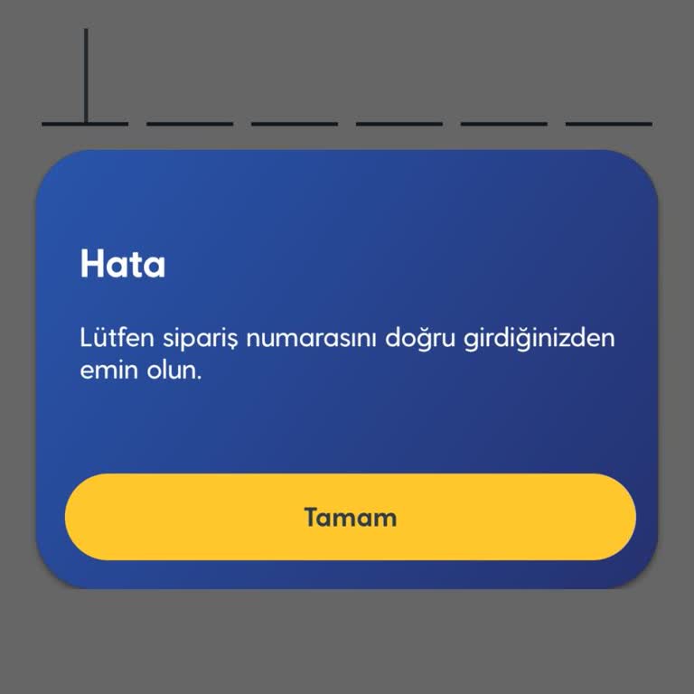 Turkcell Uygulamasında Sipariş Onaylama Hatası Ve Destek Talebi