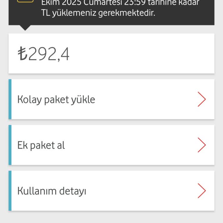 Vodafone Faturasız Hattaki Bakiyemin Faturalı Hatta Aktarılmaması