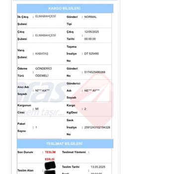 Kargo Desi Hatalarıyla Mağdur Ediliyorum!