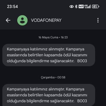 Vodafone Kampanya İndirimi Faturama Yansımadı Müşteri Hizmetleri İlgilenmedi