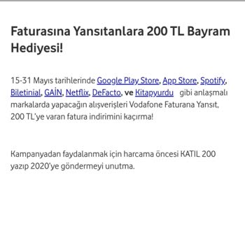 Vodafone Kampanya İndirimi Faturama Yansımadı Müşteri Hizmetleri İlgilenmedi