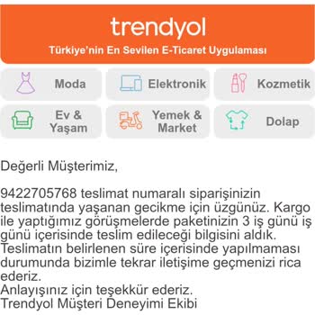 Siparişim Ne Kargoya Verildi Ne Ücret İadesi Yapıldı!