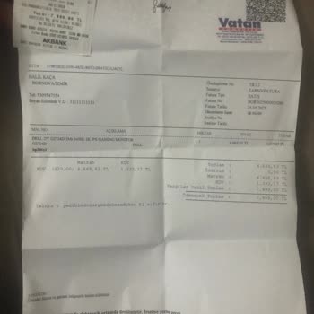 Vatan Bilgisayardan Alınan Monitörde Ölü Piksel Çıktı İade Kabul Edilmedi