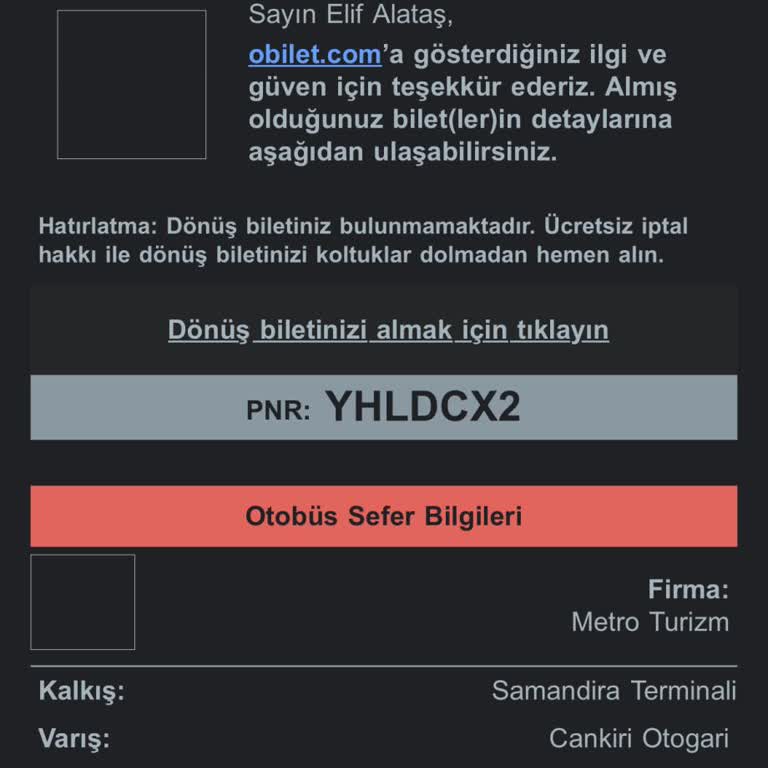 Bilet İptali Hakkında Bilgi Verilmemesi Mağduriyet Yarattı