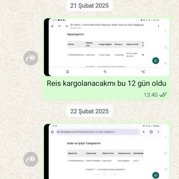 Kargoya Verilmeyen Ürün Ve İade Sorunu Nedeniyle Hayal Kırıklığı