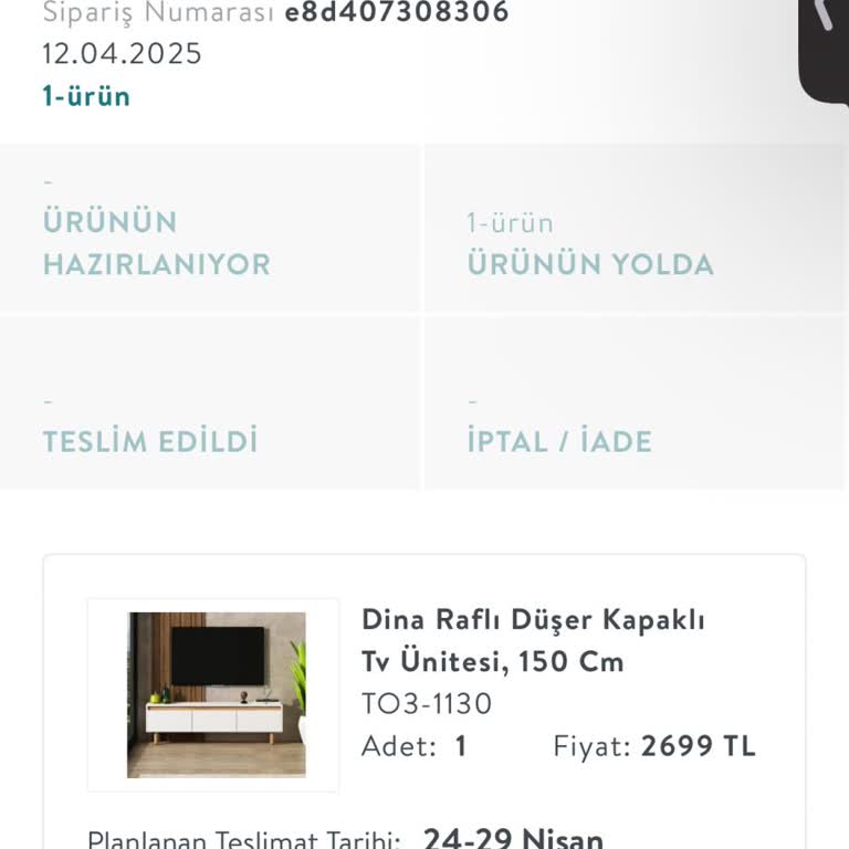 Siparişin Teslim Edilmemesi Ve Güven Sorunu Yaşadım