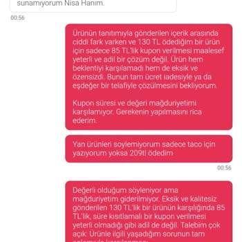 Yanıltıcı Ürün Ve Yetersiz Telafi: Müşteri Mağduriyeti Sürüyor!