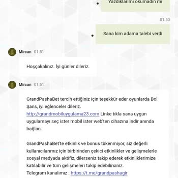 GrandPashaBet'te Kazanç Elde Edememe vVe Üyelik İptali Talebi