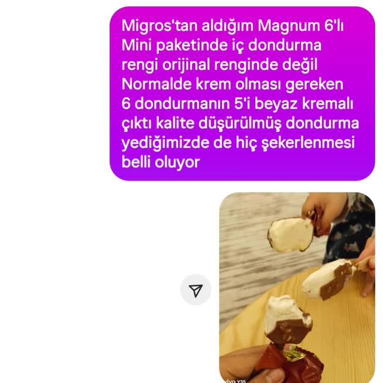 Magnum Mini'de İç Kreması Ve Lezzet Sorunu Hayal Kırıklığı Yarattı