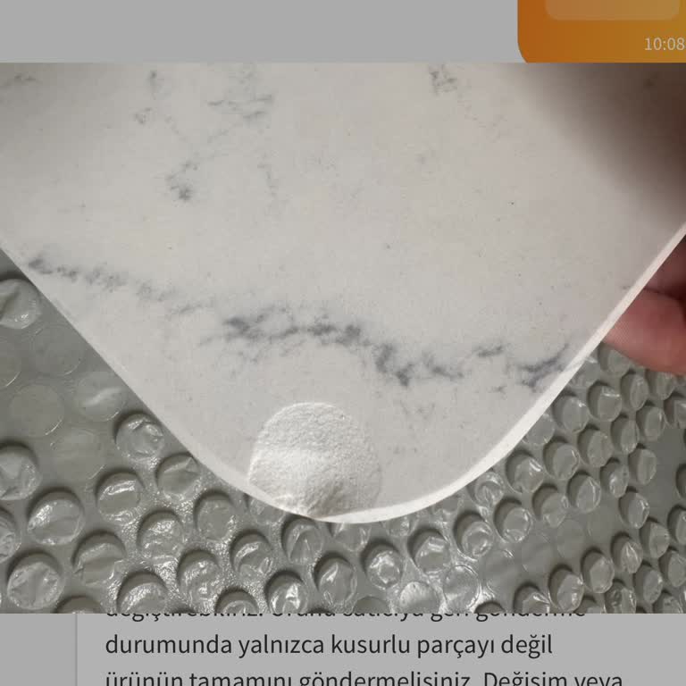 Mermer Kesme Tahtası Kusurlu Geldi Satıcı Yeni Ürünü Göndermiyor