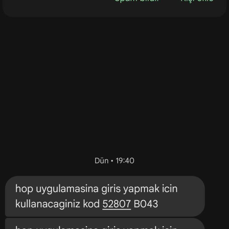 Hop Uygulamasından Sebepsiz Giriş Kodu Geliyor!