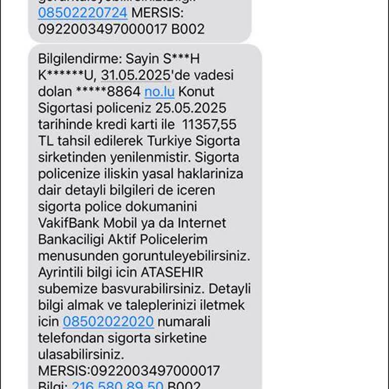 Onayım Olmadan Yapılan Konut Poliçesi Ve Kartımdan Otomatik Tahsilat