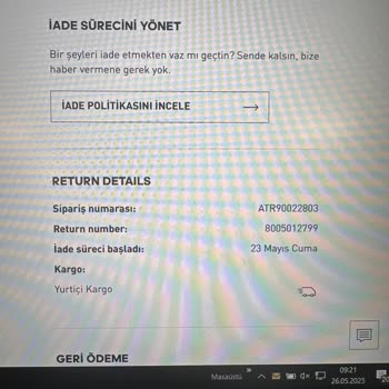 Adidas İade Sürecinde Teslimat Ve Takip Sorunları Yaşıyorum