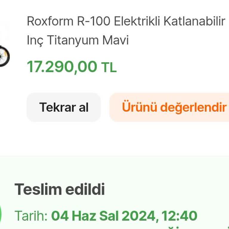 Roxform Elektrikli Bisikletin Arızaları Ve Garanti Desteği Sorunu