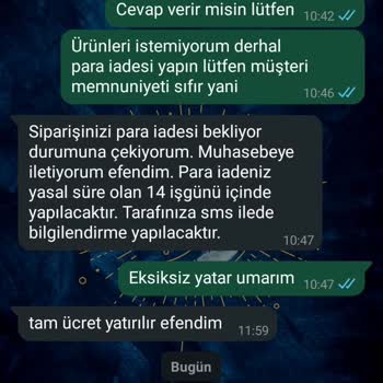 Gizce'den Para İadesi Sorunu Ve Mağduriyet