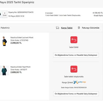 Nautica Online Alışverişte İade Sürecinde Etiket Problemi Ve Müşteri Memnuniyetsizliği