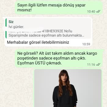 Eksik Gönderim Ve İlgisiz Müşteri Hizmeti