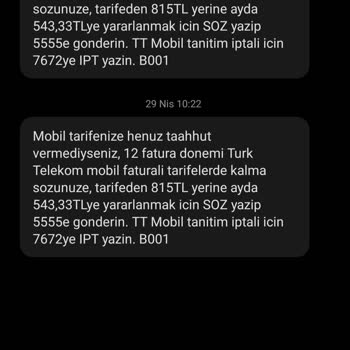 Sözlü Taahhüt Onayına Rağmen Yüksek Fatura Şoku