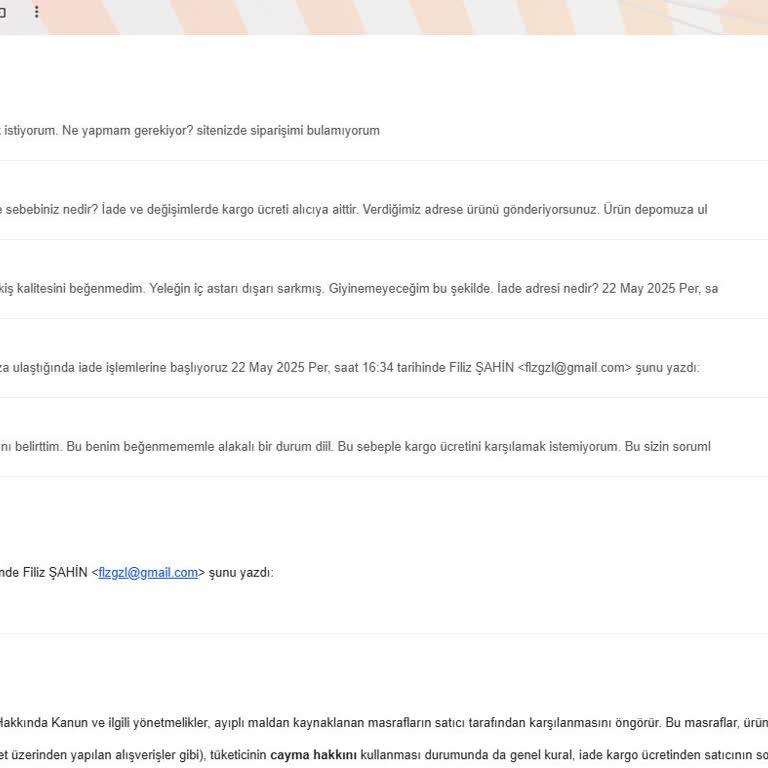 Ayıplı Ürün İçin İade Kargo Ücreti Mağduriyeti
