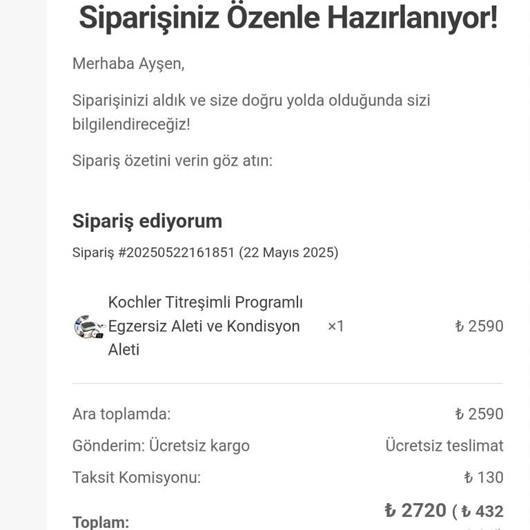 Stokta Olmayan Ürün İçin 3 Gündür Otomatik Mesajlarla Oyalandım