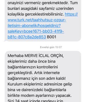 Kurulum Hizmetinin Gecikmesi Ve İletişim Sorunu