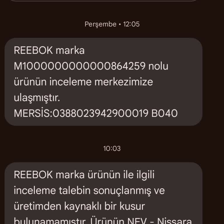 Reebok Ayakkabının Kısa Sürede Yıpranması Ve Garanti Sürecinde Mağduriyet
