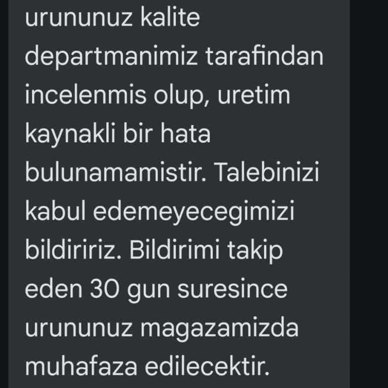 Montta Oluşan Leke İçin Çözüm Sunulmadı, Müşteri Mağdur Edildi