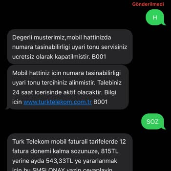 Numara Taşıma Sonrası Söz Verilen Fiyatın Üzerinde Fatura Yansıtıldı