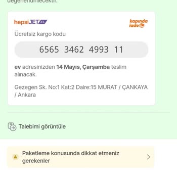 İade Edilen Televizyon Ulaşmadı Ücret İadesi Yapılmadı