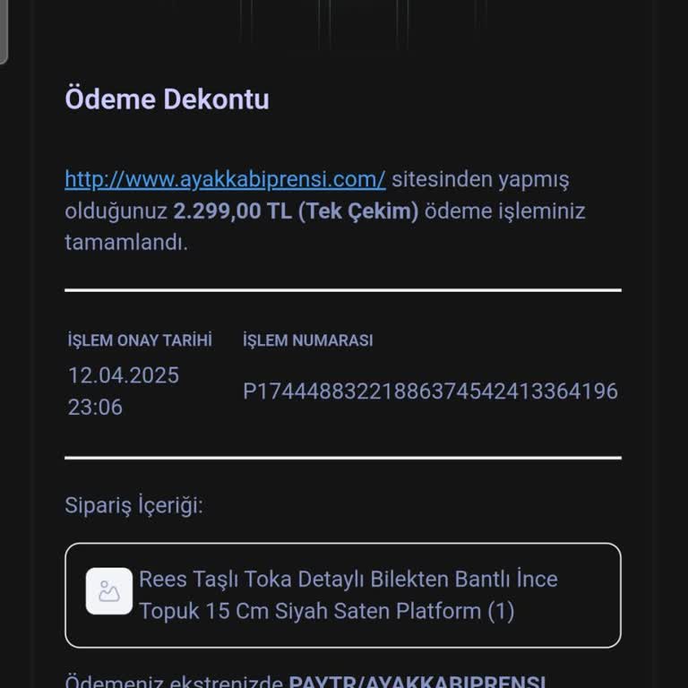 Ayakkabı İadesi Gecikti, Para İadem Yapılmadı