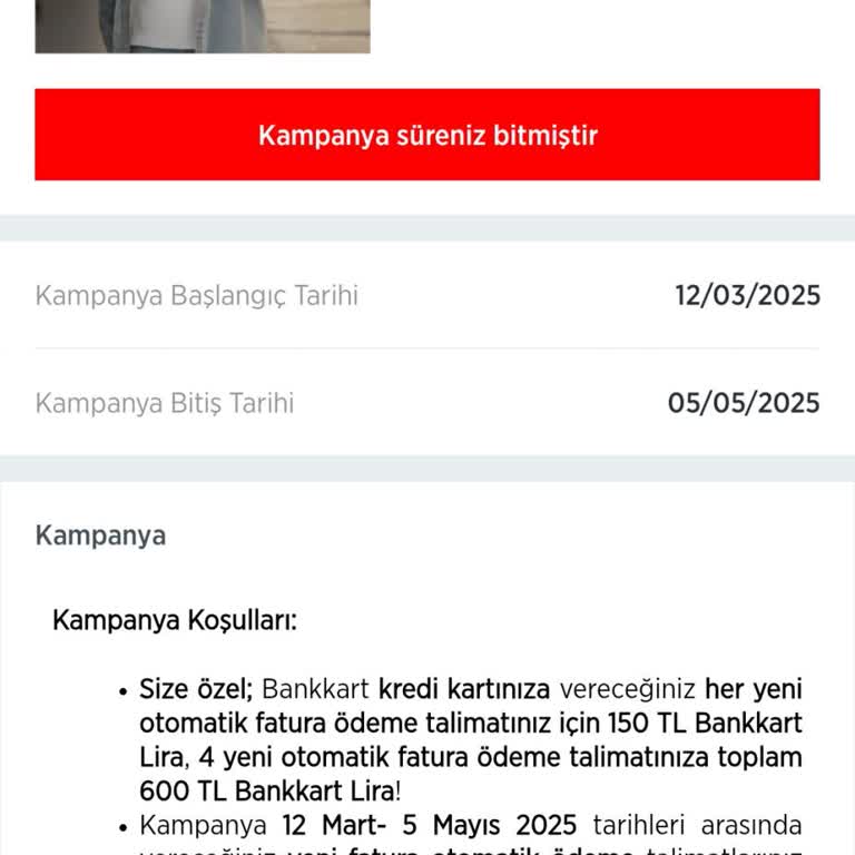 Otomatik Ödeme Kampanyasında Hediye Lira Yüklenmedi
