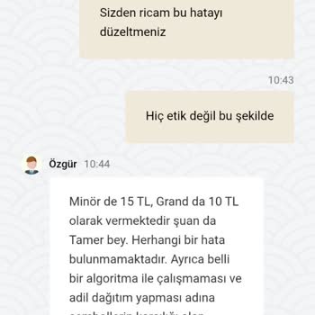Şans Çarkı Ödülüm Kural Değişikliğiyle Verilmedi