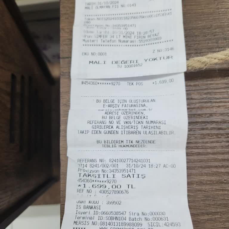 Mini Fırın İadesi Yapılmıyor, Müşteri Hizmetleri Yardımcı Olmuyor