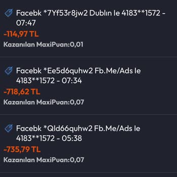 Ödeme Yapılan Reklamlar Yayınlanmadı, Kartımdan Haksız Para Çekiliyor!