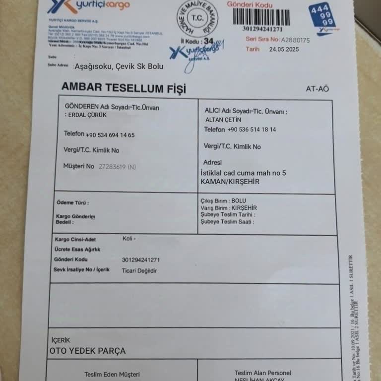 Sipariş Verdim Kargo Gönderilmedi Telefonlara Cevap Yok