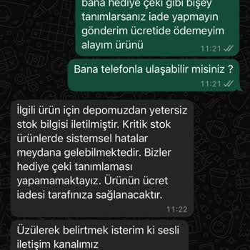 Stokta Olan Ürün İçin Sipariş İptali Ve Tekrar Siparişte Ek Ücret Sorunu