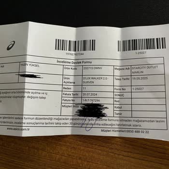 Skechers Ayakkabıda Kısa Sürede Yıpranma Ve Yetersiz Müşteri Hizmeti