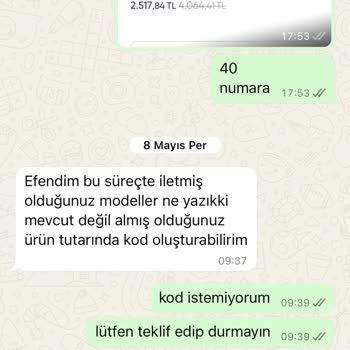 İade Ve Stok Problemleri Nedeniyle Çözülmeyen Alışveriş Süreci