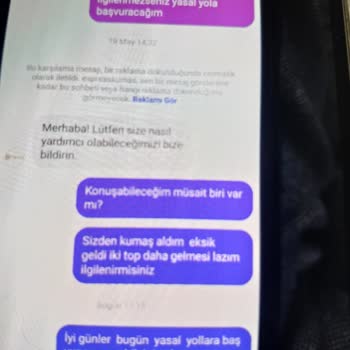 Eksik Gönderilen Kumaşlar Ve İletişimsizlik Sorunu