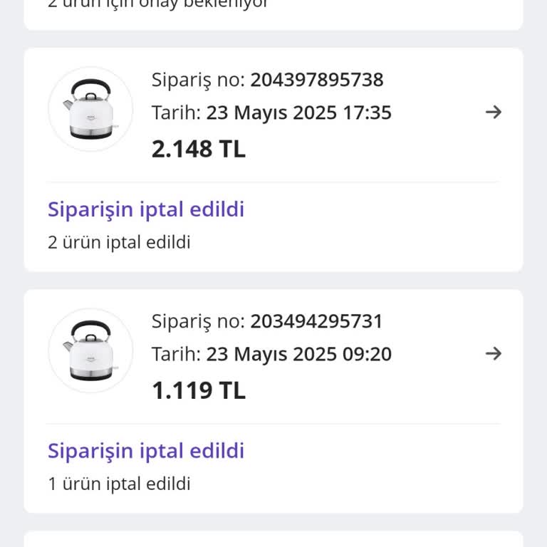Toplu Alım Gerekçesiyle Siparişlerimin Keyfi İptali Ve Yetersiz Müşteri Hizmetleri
