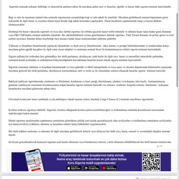 Nakliyat Sırasında Televizyonumun Ekranı Kırıldı, Sigorta Zararı Karşılamıyor