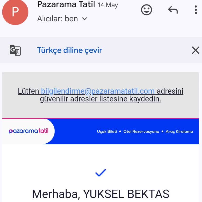 Rezervasyon İptali Sonrası Ücret İadesi Yapılmadı Ve Muhatap Bulunamıyor
