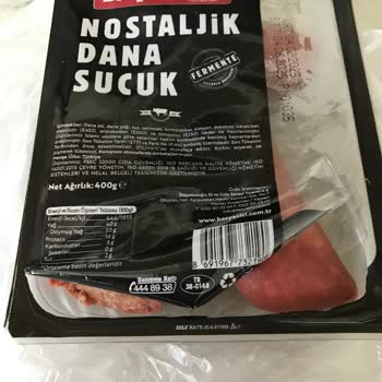 Aldığım Sucukta Bozuk Ve Kötü Koku Çıktı, Mağduriyetimin Giderilmesini İstiyorum