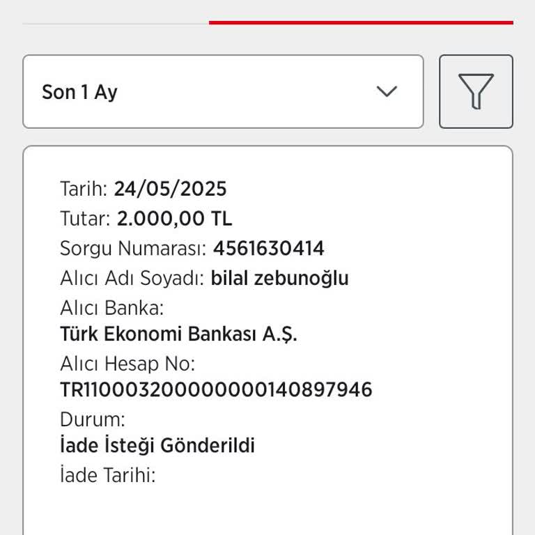 Yanlış Kişiye EFT Sonrası Bankalar Arası İlgisizlik Ve Mağduriyet