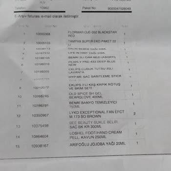 Eksik Ürün Gönderimi Sonrası Müşteri Hizmetleriyle Yaşanan Anlaşmazlık