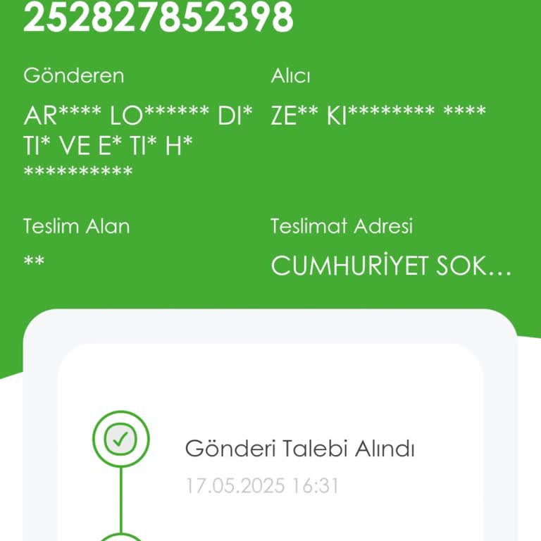 Siparişim Teslim Edilmedi, Kargo Ve Bilgilendirme Sorunları Yaşadım