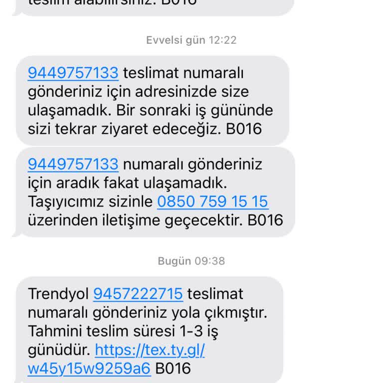 Trendyol Express Teslimatında İletişim Ve İade Mağduriyeti