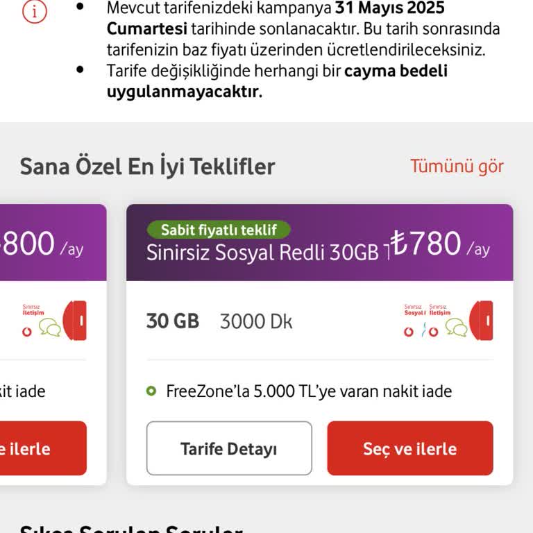 Vodafone Tarife Ücretlerindeki Fahiş Artış Ve Müşteri İlgisizliği