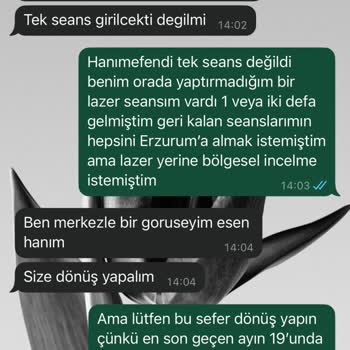 Lazer Epilasyon Paketimin Aktarımı Yapılmadı, Şikayetim Dikkate Alınmıyor